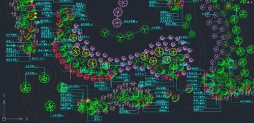 cad平面图怎么表示盆栽？平面设计植被怎么画
