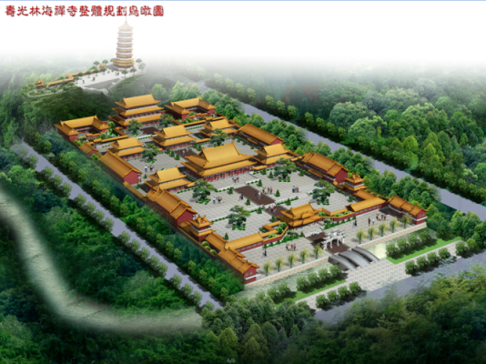 开寺院需要什么条件？寺院平面设计图