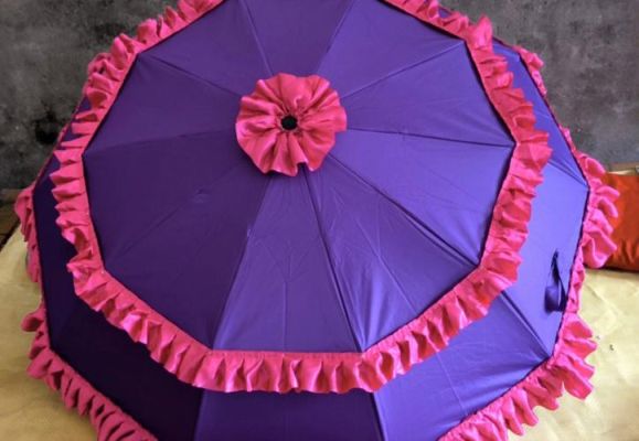 怎么自己做小鸟游六花雨伞？纸伞上的图案设计