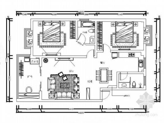 初学者用cad全屋定制画图步骤？自己画图房屋设计图