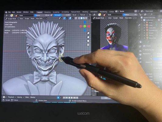 3d建模为什么用手绘板？3d的设计理念