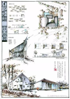 华元手绘-建筑快题立面图的画法？建筑优秀快题设计图片