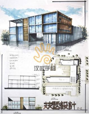 华元手绘-建筑快题立面图的画法？建筑优秀快题设计图片