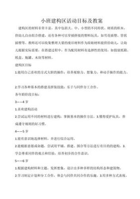 建构区目标和指导要点？儿童活动区平面设计