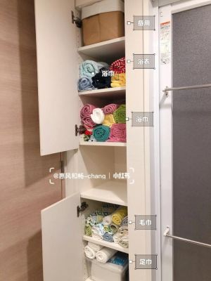 衣柜可以用湿毛巾擦么？放毛巾柜子设计图