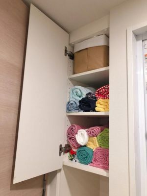 衣柜可以用湿毛巾擦么？放毛巾柜子设计图
