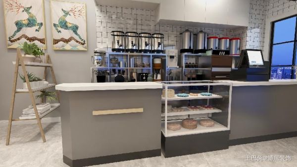 奶茶店后厨房要多大？奶茶厨房设计效果图图片