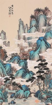 仿古山水怎么上色？山水色调设计
