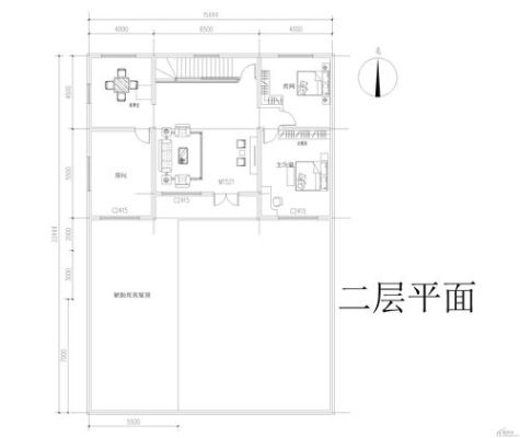 农村自建房，13米宽，长8米，建两层，求高手给设计？小区空地设计平面图