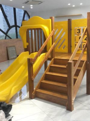 自制滑滑梯简单家用的材料？家庭滑梯设计