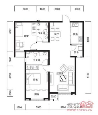 两室两厅的户型是什么意思？两室两厅设计说明概念