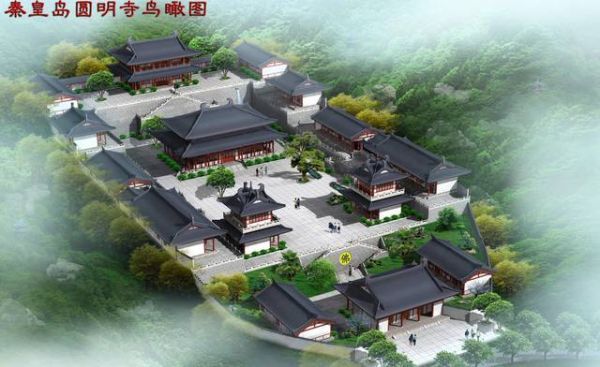 中国传统建筑总体布局崇尚的理念？寺庙的设计理念