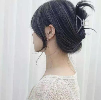 两鬓白发多适合发型？扎版设计