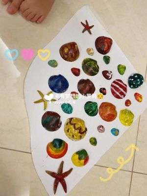 怎么往贝壳上涂上颜色？贝壳颜料设计