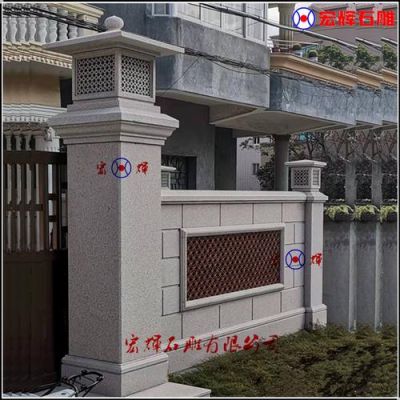 二米七宽的围墙大门，柱孑该做多少高？建筑门柱设计