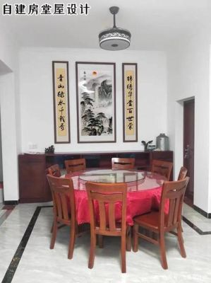 农村自建房餐厅多大面积合适？农村食堂设计图片大全2015图片