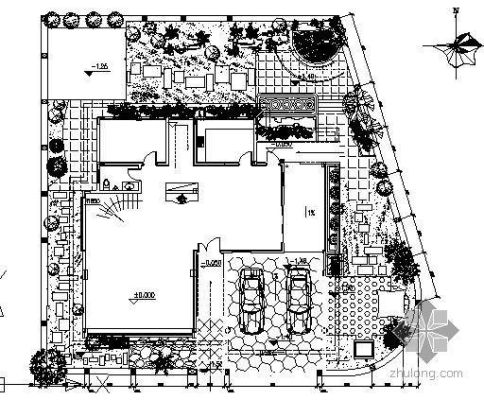 CAD创建庭院景观制作步骤？庭院观景平台设计图