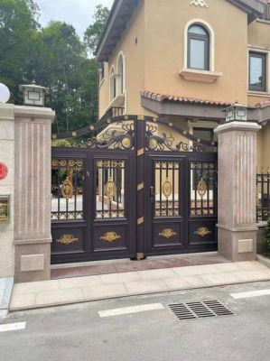 农村自建房做什么样的大门又亮又好看？庭院门前设计效果图大全