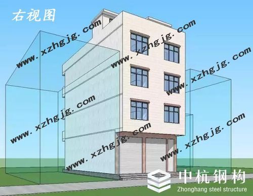 农村临街门面房住宅宽7米，长25米，门面二间，盖三层，一楼门面，二三楼住房，咋设计？二间三层门面房设计图