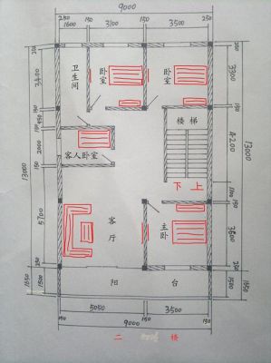10个平方怎么计算？5宽x10长房屋设计图纸