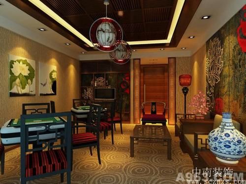 四川乐山茶楼8个包间包间取名？简欧茶楼设计