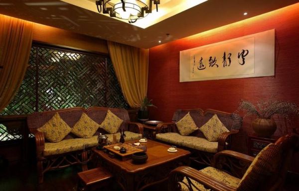 四川乐山茶楼8个包间包间取名？简欧茶楼设计