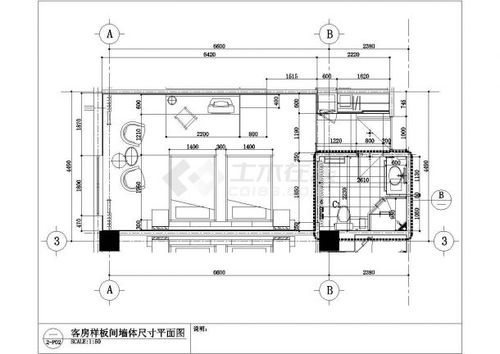 酒店客房尺寸标准？宾馆小房间设计图片