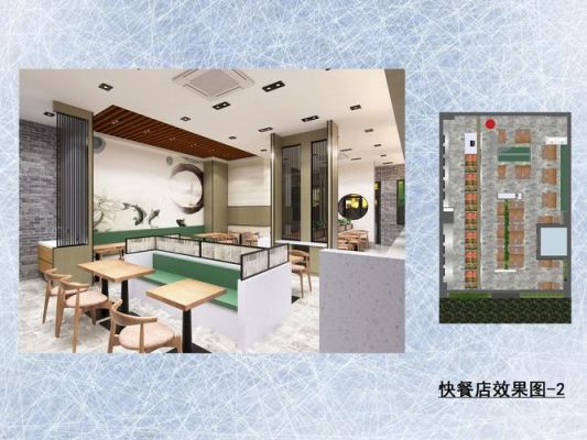 餐饮店特别热怎么降温？小餐馆设计立面效果图