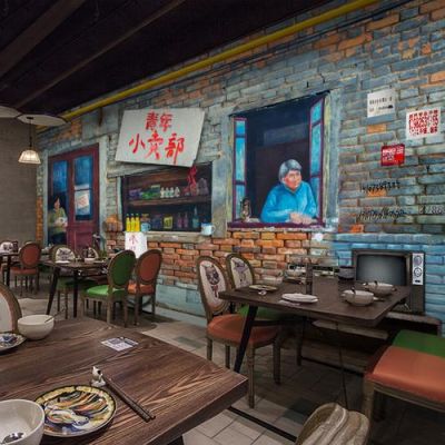 八十年代餐厅怀旧名字？怀旧餐饮设计图