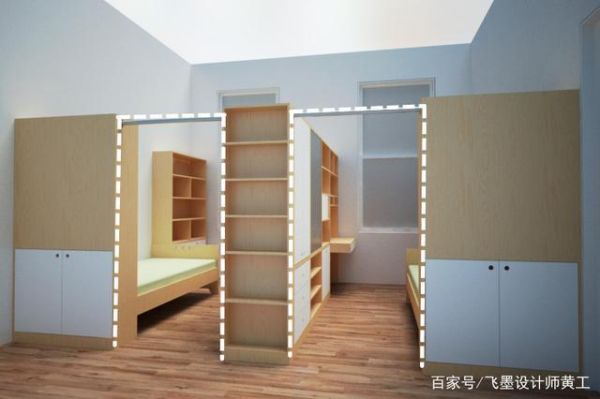 男女生同住一间房如何隔开？房间摆放设计在线