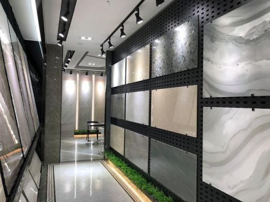 门面瓷砖什么颜色好看？瓷砖店铺设计效果图大全2014图片欣赏