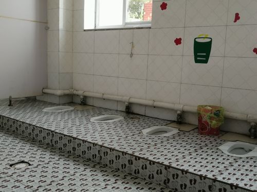 幼儿园女厕所是蹲的还是坐的？（幼儿园卫生间怎么设计图片）