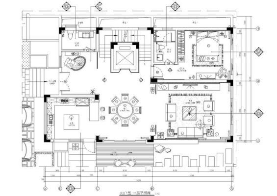 cad画立体别墅步骤？（长方形别墅内部设计效果图）