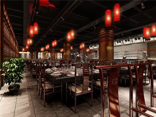 火锅店的地面铺什么最合适？（小门面火锅店装修设计）