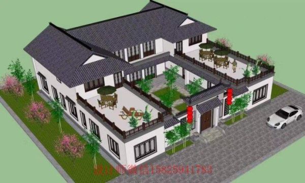 农村四合院造价一般是多少？（新农村建房子设计图和造价）