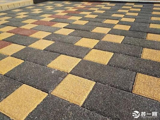 庭院透水砖怎样铺设效果好？（透水地砖设计图）