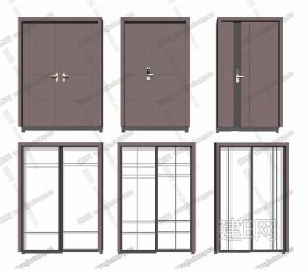 sketchup子母门怎么做？（子母门框设计）