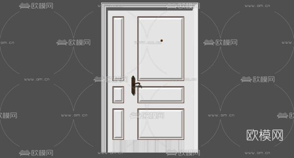 sketchup子母门怎么做？（子母门框设计）
