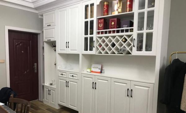 鞋柜酒柜餐边柜一体标准尺寸？（现代鞋柜酒柜一体设计图片大全）