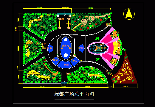 什么是园林广场？（园林工程广场设计图）