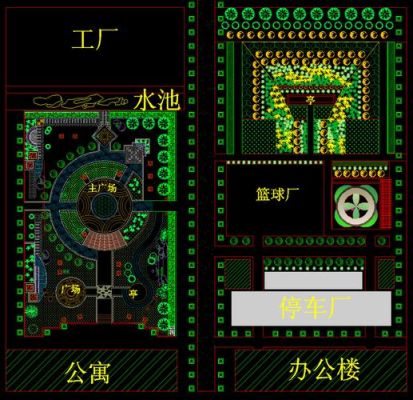 什么是园林广场？（园林工程广场设计图）