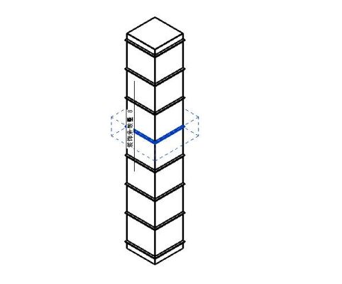 revit柱子有露在墙外面？（室外柱子设计效果图大全）
