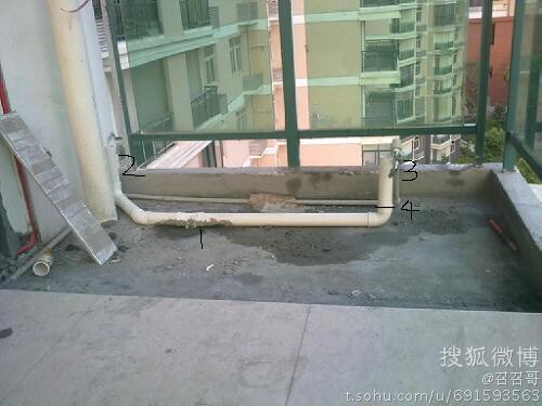 阳台没地漏下水怎么改？（修平房阳台设计）