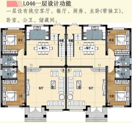 宽5米长20米的房子怎么设计建造？（农村别墅设计图双拼）