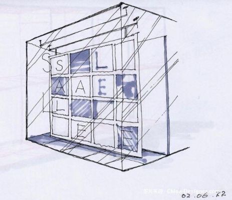 手绘可以作为环艺设计的最终效果图吗？（手绘展柜设计）