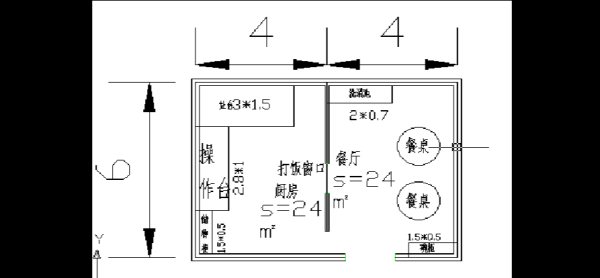食品卫生许可证厨房平面图怎样弄？（餐饮平面设计效果图展示）
