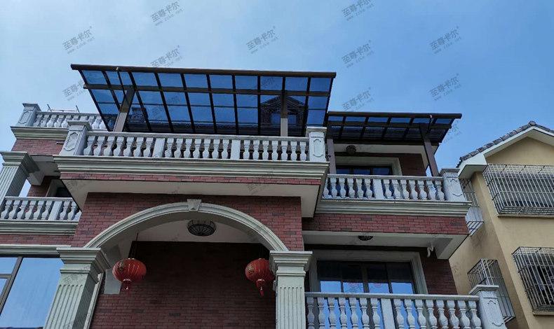 阳台搭棚子最简单办法？（阳台棚设计图）