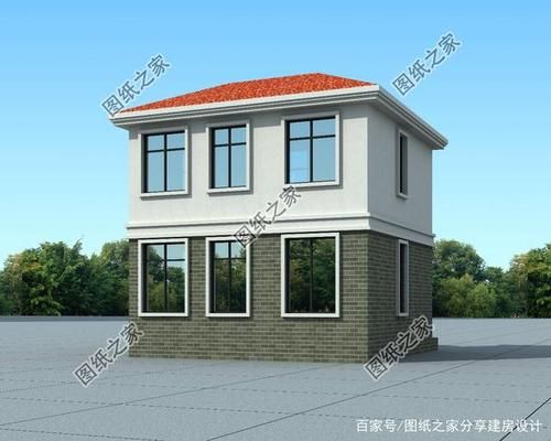 60平方地皮建两层建筑面积有多少？（60平方农村别墅两层半设计）