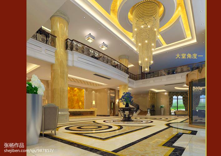 为什么每个酒店都有一个富丽堂皇的大堂？（装潢公司大厅设计图）