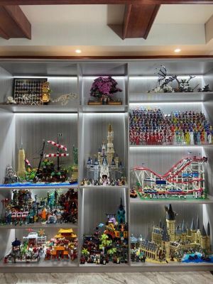 乐高展示柜如何摆放才好看？（个人展示柜的设计图）